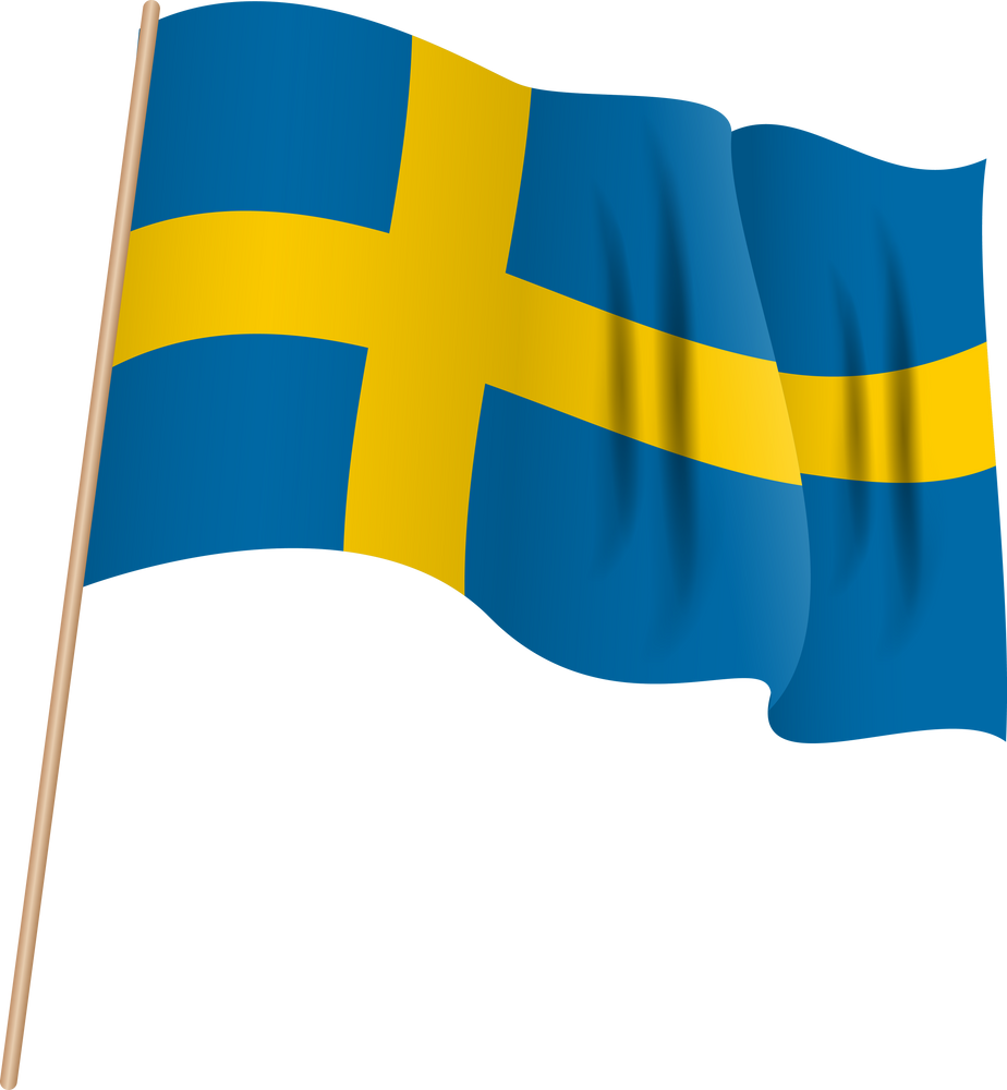 Sweden Flag Illustration